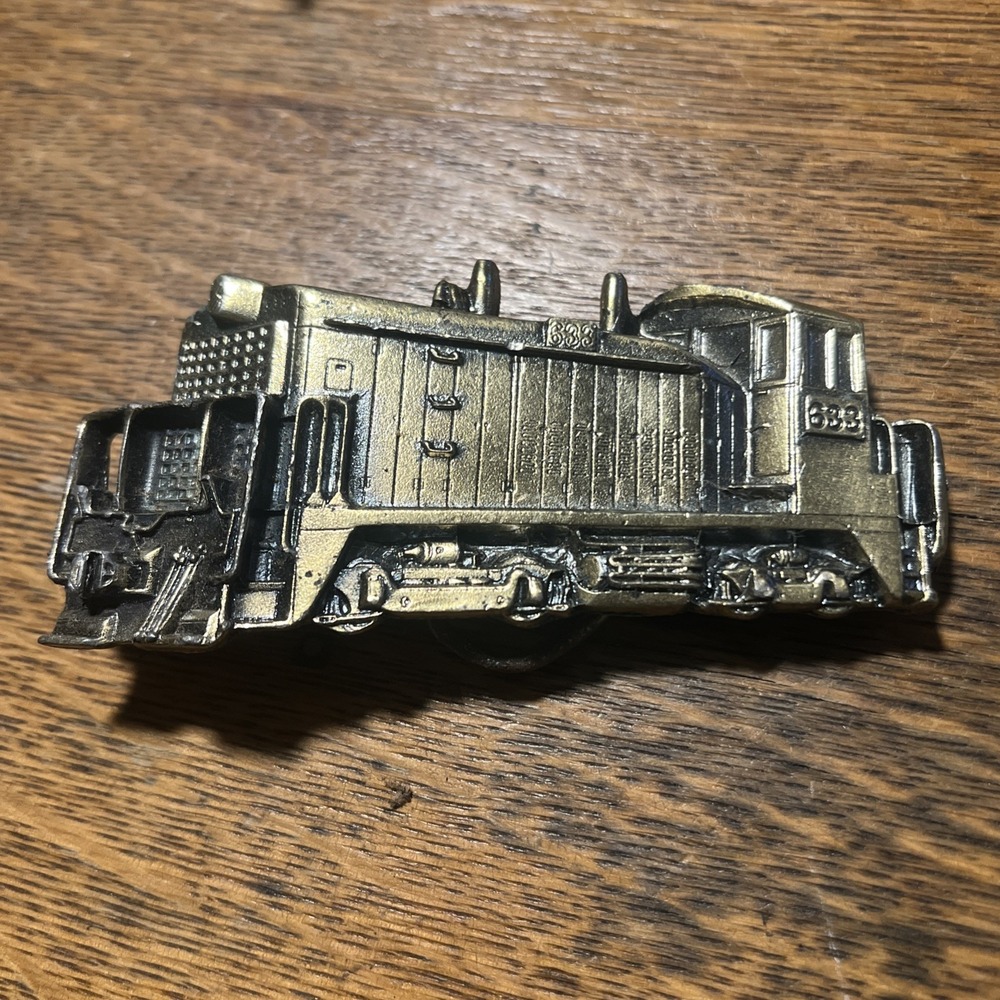 Vintage 1980 The Great American Buckle Co Locomotive Serial #237  Made In USA